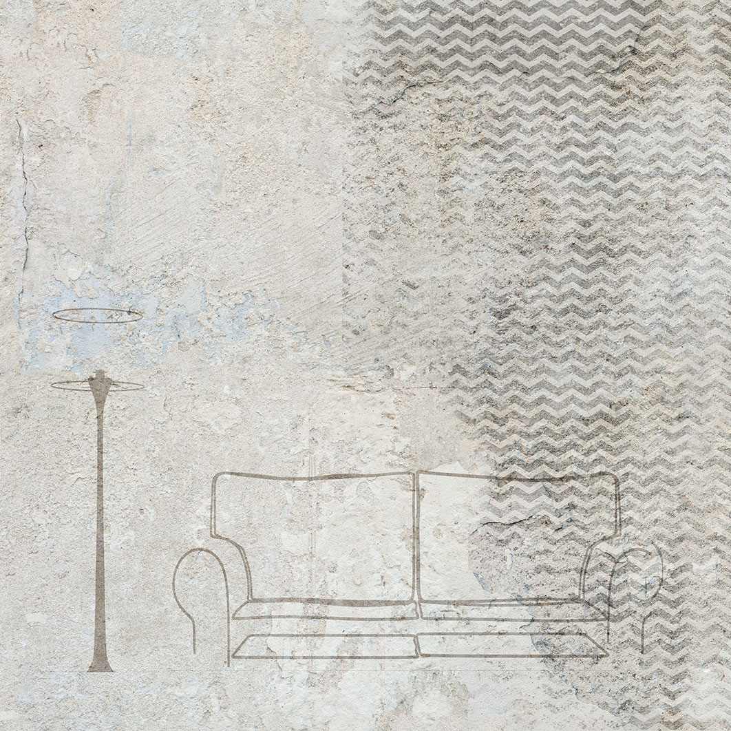 Tapet sofa, grey, tecnografica 